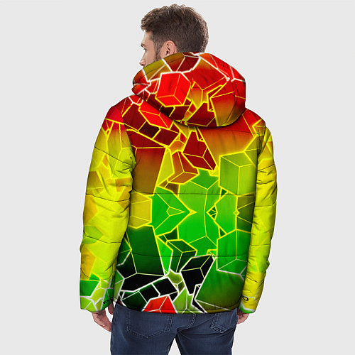 Мужская зимняя куртка Роблокс / 3D-Красный – фото 4