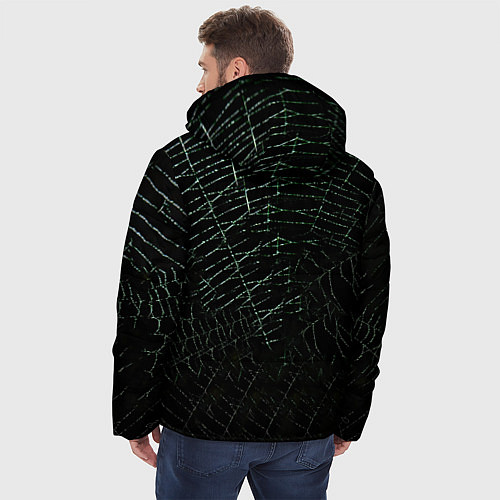 Мужская зимняя куртка ПАУТИНА / 3D-Черный – фото 4