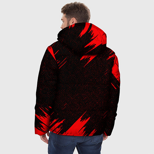 Мужская зимняя куртка CountryHumans / 3D-Черный – фото 4