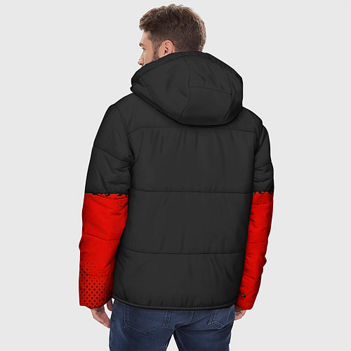 Мужская зимняя куртка Очень странные дела / 3D-Черный – фото 4