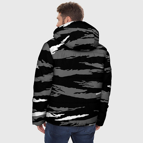 Мужская зимняя куртка Пограничные Войска / 3D-Черный – фото 4