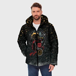 Куртка зимняя мужская Стальной алхимик, цвет: 3D-светло-серый — фото 2
