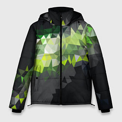 Куртка зимняя мужская Абстракция, цвет: 3D-черный