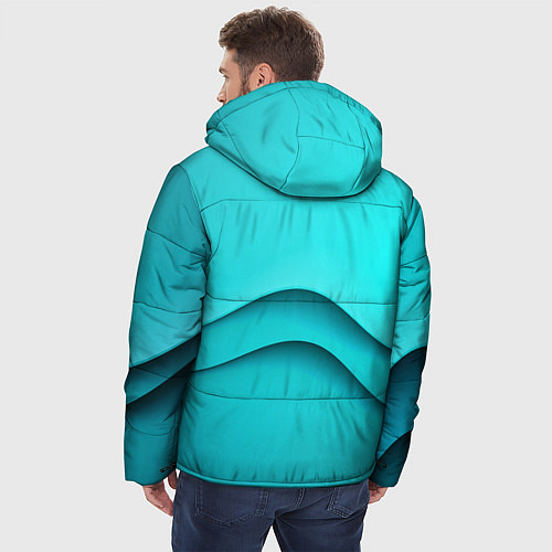 Мужская зимняя куртка Волна / 3D-Черный – фото 4