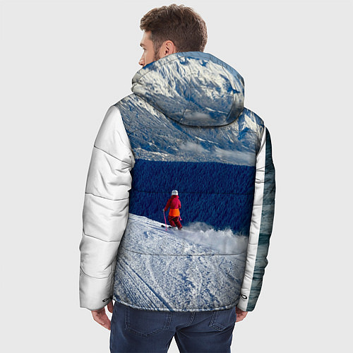 Мужская зимняя куртка Млечный путь / 3D-Черный – фото 4