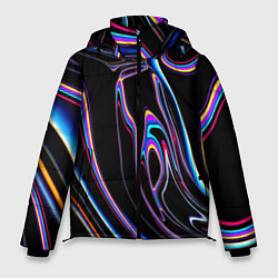 Куртка зимняя мужская Отражение, цвет: 3D-черный