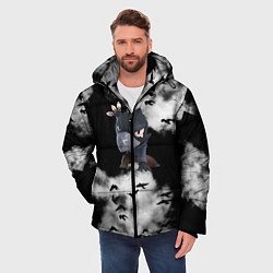 Куртка зимняя мужская Ворон, цвет: 3D-черный — фото 2