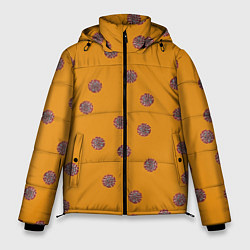 Куртка зимняя мужская CoronaVirus, цвет: 3D-красный