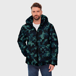 Куртка зимняя мужская Камуфляж, цвет: 3D-черный — фото 2