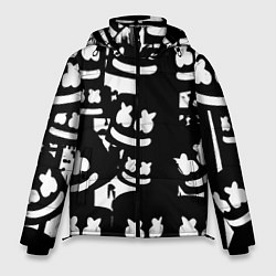 Куртка зимняя мужская Marshmello, цвет: 3D-черный
