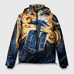 Куртка зимняя мужская Van Gogh Tardis, цвет: 3D-черный