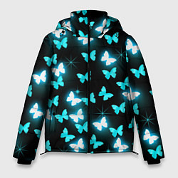 Мужская зимняя куртка Бабочки