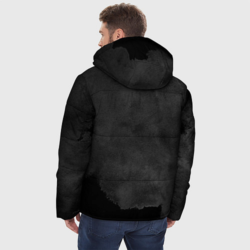 Мужская зимняя куртка Психоделика / 3D-Черный – фото 4