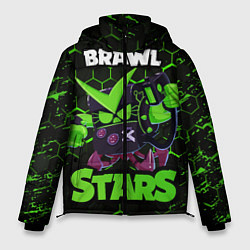Куртка зимняя мужская BRAWL STARS VIRUS 8 BIT, цвет: 3D-черный