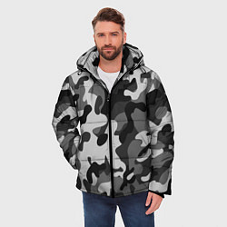 Куртка зимняя мужская ГОРОДСКОЙ КАМУФЛЯЖ, цвет: 3D-черный — фото 2
