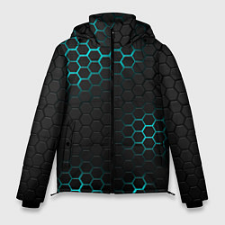 Куртка зимняя мужская СТАЛЬНАЯ НЕОНОВАЯ БРОНЯ, цвет: 3D-черный