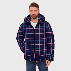 Куртка зимняя мужская Шотландка, цвет: 3D-черный — фото 2