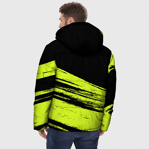 Мужская зимняя куртка FC Borussia / 3D-Черный – фото 4