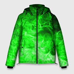 Куртка зимняя мужская ОГОНЬ GREEN NEON, цвет: 3D-красный