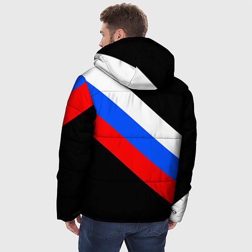 Мужская зимняя куртка РОССИЯ / 3D-Черный – фото 4