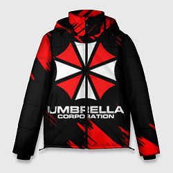 Куртка зимняя мужская Umbrella Corporation, цвет: 3D-красный