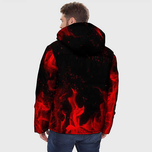 Мужская зимняя куртка THE OFFSPRING / 3D-Красный – фото 4