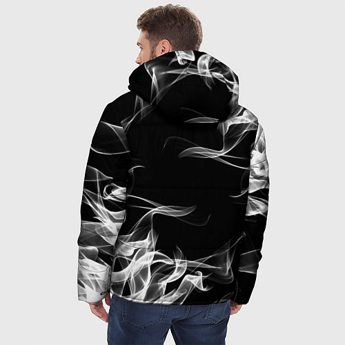 Мужская зимняя куртка ВЕДЬМАК / 3D-Черный – фото 4