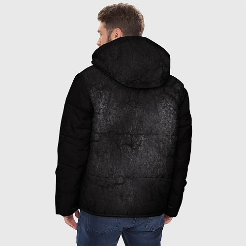 Мужская зимняя куртка BLOODBORNE HUNTER / 3D-Черный – фото 4