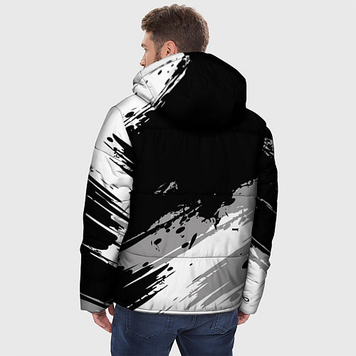 Мужская зимняя куртка Juventus F C / 3D-Черный – фото 4