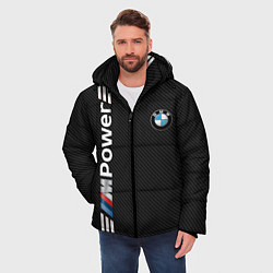 Куртка зимняя мужская BMW CARBON, цвет: 3D-светло-серый — фото 2