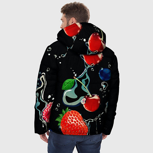Мужская зимняя куртка Ягода / 3D-Черный – фото 4
