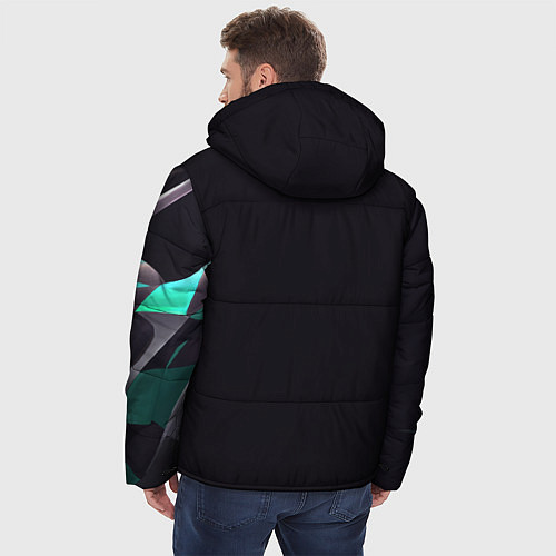 Мужская зимняя куртка KIMETSU NO YAIBA / 3D-Черный – фото 4
