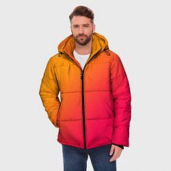 Куртка зимняя мужская ГРАДИЕНТ И НИЧЕГО ЛИШНЕГО, цвет: 3D-красный — фото 2