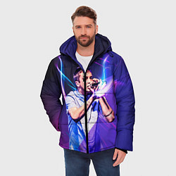 Куртка зимняя мужская Тайлер Джозеф, цвет: 3D-светло-серый — фото 2