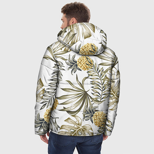 Мужская зимняя куртка Тропики хаки / 3D-Черный – фото 4