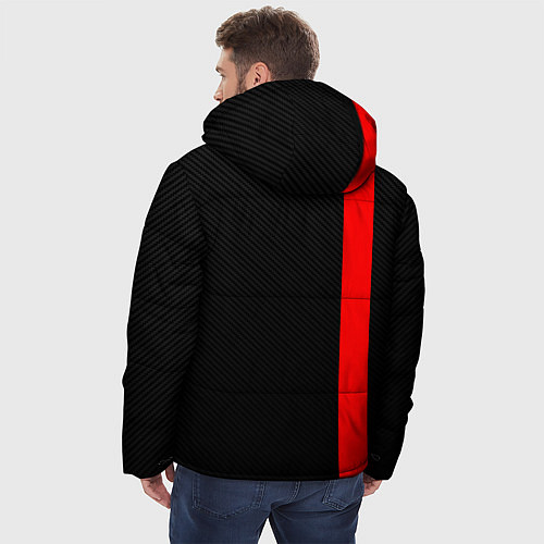 Мужская зимняя куртка MERCEDES-BENZ AMG / 3D-Черный – фото 4