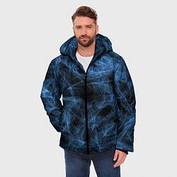 Куртка зимняя мужская Синий дым, цвет: 3D-черный — фото 2