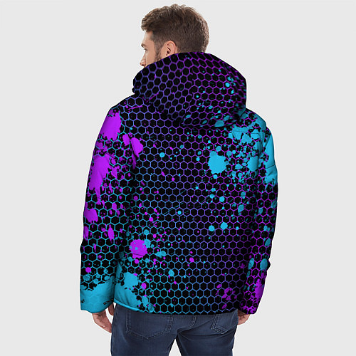 Мужская зимняя куртка Brawl Stars CROW / 3D-Черный – фото 4