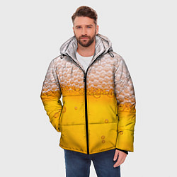 Куртка зимняя мужская ЖИВОЕ ПЕННОЕ, цвет: 3D-светло-серый — фото 2