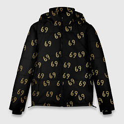 Куртка зимняя мужская 6ix9ine Gold, цвет: 3D-черный
