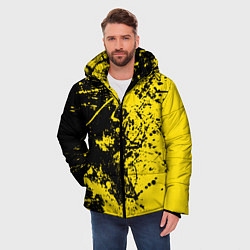 Куртка зимняя мужская Ночное солнце, цвет: 3D-черный — фото 2