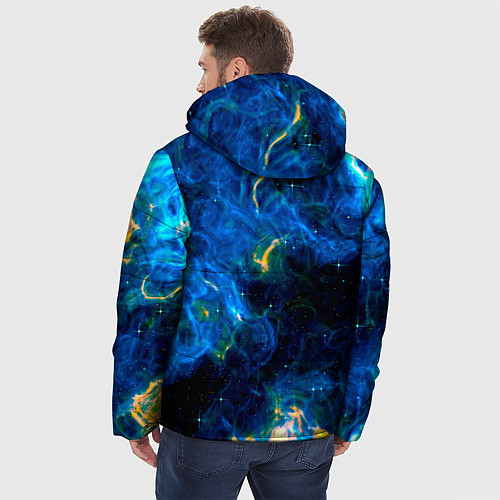 Мужская зимняя куртка BRAWL STARS MECHA CROW / 3D-Черный – фото 4