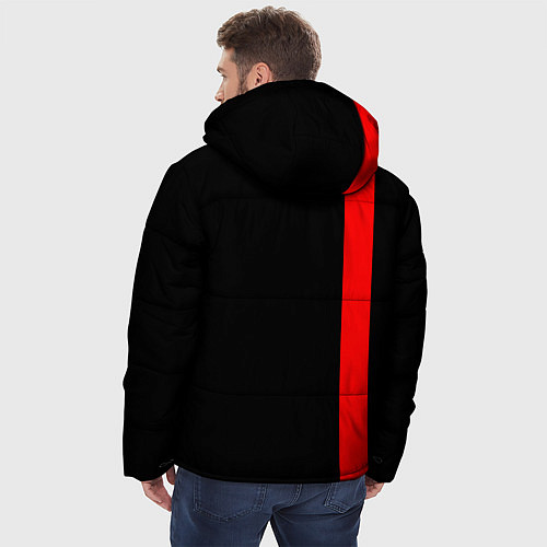 Мужская зимняя куртка CHICAGO BULLS / 3D-Черный – фото 4
