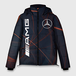 Куртка зимняя мужская MERCEDES-BENZ AMG, цвет: 3D-черный