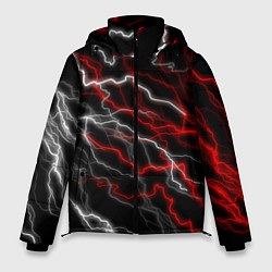 Куртка зимняя мужская МОЛНИЯ, цвет: 3D-черный