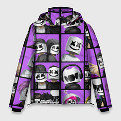 Куртка зимняя мужская Marshmello Style, цвет: 3D-черный