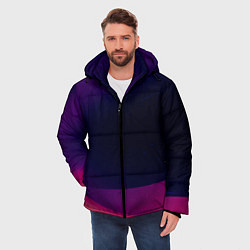 Куртка зимняя мужская ABSTRACT, цвет: 3D-черный — фото 2