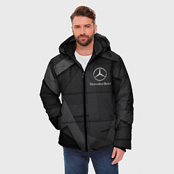 Куртка зимняя мужская MERCEDES, цвет: 3D-черный — фото 2