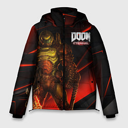 Куртка зимняя мужская DOOM ETERNAL, цвет: 3D-черный