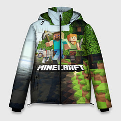 Куртка зимняя мужская Minecraft, цвет: 3D-красный